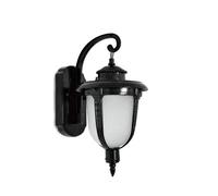 GMJGCIRVC Éclairage de lampe murale Lumière montée petite pêche extérieure Balconie étanche Balcon Patio Asle Asle Lire Light-One Pack-Black (Noir, One Pack)