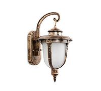 GMJGCIRVC Éclairage de lampe murale Lumière montée petite pêche extérieure Balconie étanche Balcon Patio Asle Asle Lire Light-One Pack-Black (Noir, One Pack)