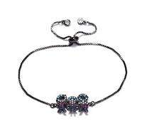 GMJGCIRVC Famille Cubic Zirconia Charme de rose Chaîne ajustée Chaîne de bijoux pour femmes