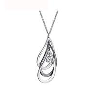 GMJGCIRVC Fashion cubic zirconia long Pendants pour femmes cadeaux de filles bijoux simples