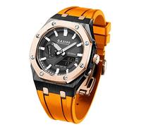 GMJGCIRVC For GA-B2100 Metal Watch Case Silicone Watchband 316 Stainless Steel Modified Accessories Kit
