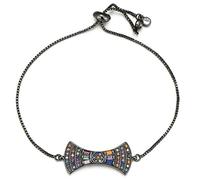 GMJGCIRVC Forme géométrique de forme de ventilateur géométrique Princesse Coup Cumbic Zirconia Crystal Adjustable Chain Female Bijoux Cadeau