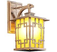 GMJGCIRVC Lampe murale extérieure luminaires muraux en aluminium en verre nulle extérieure lanterne étanché