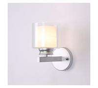 GMJGCIRVC Lampe murale, lampes murales à LED de chambre à coucher postmoderne - Lumières en verre Mur