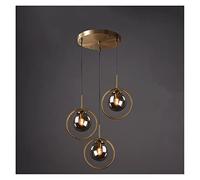 GMJGCIRVC LED MODERNE Chandelier Lampe, salon Restaurant Décoration Design Prendants Modern Pendants Gold Gold Prowing Lamp Lust Lighting Fixture compatible avec les lustres réglables de la chambre