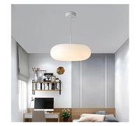 GMJGCIRVC Lustres de style suspendu simple moderne de style crème de lampe à LED romantique chaude compatible avec la salle à manger vivante décor de maison, plafond de lustre à LED