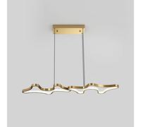GMJGCIRVC Maison LED Dimmable lustre intérieur intérieur table à manger en laiton lampe en pendence moderne salon ajusté en suspension luxrotrice