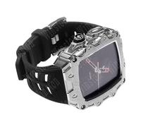 GMJGCIRVC Metal Watch Case Sillicone Band Modification Kit，For 44mm 45mm Series 9 8 7 6 5 4 SE Upgrade Replace Rubber Strap Bumper Cover Accessories
