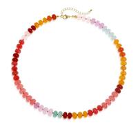GMJGCIRVC n collier perlé pour les femmes adolescentes - délicate à la main à la main naturelle turquoise malachite cristal gemme graine de graine de graine de graine de graine de graine