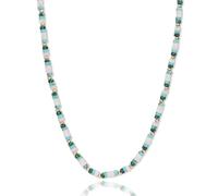 GMJGCIRVC n collier perlé pour les femmes adolescentes - délicate à la main à la main naturelle turquoise malachite cristal gemme graine de graine de graine de graine de graine de graine