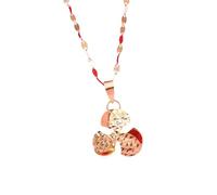 GMJGCIRVC necklace For Trendy 2025 Woman Plated Rose Sparkling Pinwheel Style Pendant tic Party Jewelry Gift Giving Accessories Creative