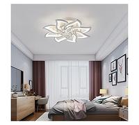 GMJGCIRVC Pendant LED, lampe à lustre moderne à LED, produit de plafond LED blanc compatible avec la salle à manger de vie moderne de la maison de conception de la maison