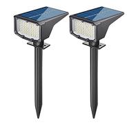 GMJGCIRVC Projecteur solaire étanche pour éclairage de jardin extérieur