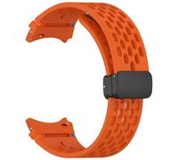GMJGCIRVC Sangle de 20 mm pour Galaxy Watch 4 5 Pro 6 7 7lte 44 mm 40 mm Watch4 / 6 Band de silicone classique sans lacune bracelet Correas