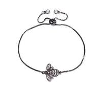 GMJGCIRVC Zircone | Cubic Bee Match Adjudable Sliding Chain Charming Jewelry Fashion Fashion Anniversaire Cadeau