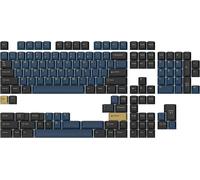 Gmk Redsuns Blue Samouraï Ensemble De Touches Mécaniques Personnalisées ¿ 153 Touches, Doubleshot, Profil Cerise, Pour 60%, 65%, Tkl, Disposition Réelle Et Plus Encore (Bleu, Kit De Base)