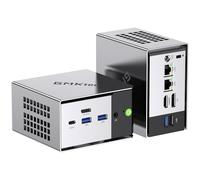 GMKtec AMD Mini Gaming PC Ryzen 5 Pro 6650H (6C/12T jusqu'à 4.5GHz) (Beats 5825U) Mini-PC M8 16Go DDR5 6400 SSD M.2 1To avec OCuLink|Double LAN 2.5G|WiFi 6E|Triple 8K Display pour Bureau Gaming