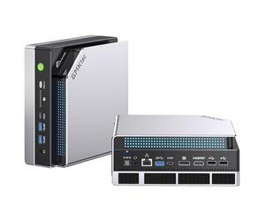 GMKtec Evo-X2 AI Mini PC AMD Ryzen AI Max+ 395 (16C/32T, jusqu'à 5.1 GHz), 126 Tops de Performance IA, 64 Go de RAM DDR5, SSD 2 to M.2 PCIE 4.0 X4, Mini PC Gaming avec Carte Graphique 8060S | WiFi 7