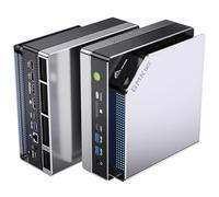 GMKtec Evo-X2 AI Mini PC AMD Ryzen AI Max+ 395 (jusqu'à 5,1 GHz) Mini Computer, 128 Go LPDDR5X 8000 MHz (8 Go x 8), SSD PCIe 4.0 2 to, écran Quad Screen 8K, WiFi 7&USB4,Lecteur Carte SD 4.0