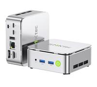 GMKtec G10 Mini PC 3 ans d'assistance AMD Ryzen 5 3500U 3,7 GHz Beats 4300U 16Go DDR4 RAM 512Go PCIe3.0x4 SSD, Mini Ordinateur de Bureau avec LAN 2,5G, Triple Affichage 4K (HDMI/DP/Type C) pour Bureau