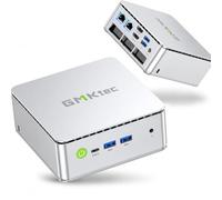GMKtec G11 Mini PC avec AMD Ryzen Embedded R2514, Support 3 Ans, 4C/8T Jusqu’à 3,7 GHz (Beats 4300U), 16Go DDR4 256Go SSD PCIe 3.0, Dual LAN 2,5G/WiFi6E/Triple écran 4K, pour Bureau/NAS/routeur