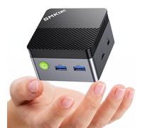 GMKtec G5S Mini PC, Intel N5095 jusqu'à 3,6GHz,8Go de LPDDR4, SSD de 128Go, 2*HDMI 4K, Wi-FI 6,BT5.2, Ethernet Gigabit, 3*USB 3.2, microSD, VESA, idéal pour Le télétravail et Les Entreprises.
