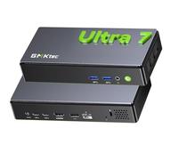 GMKtec K13 Mini PC Intel Ultra 7 256V|LAN 5G|Alimentation PD (8C/8T jusqu'à 4,8 GHz) Mini Ordinateur avec 16 Go DDR5 8533MT/s 512 Go PCIe 4.0 SSD Mini PC Gamer avec Graphiques Intel Arc 140V|2*USB 4.0