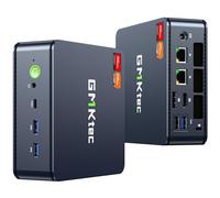 GMKtec Mini PC de Jeu, Micro-Ordinateur K6 AMD Ryzen 7 7840HS Dual NIC LAN 2,5 Gbit/s, 32 Go DDR5 (16 Go*2) 1 to PCIe4.0 2280 NVME SSD, USB4.0, HDMI, DP, USB-C, WiFi 6E, BT 5.2, PC de Bureau
