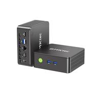 GMKtec Mini PC Intel 12.Gen N95 (Turbo 3,4 GHz), 8 Go de RAM à 2666 MHz + 256 Go M.2 SSD, 3X USB 3.2, Double Sortie HDMI 4K@60Hz, WiFi 5 BT5.0/RJ45 Ethernet, Nucbox G3S Ordinateur de Bureau