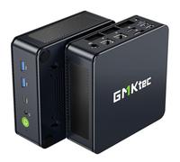 GMKtec Mini-PC M6 Ultra Gaming Barebone Ryzen 5 7640HS (mis à Niveau vers 6600H/6800U), sans RAM, sans SSD, Double Carte réseau LAN 2,5 GbE, Triple écran 4K, WiFi 6, USB4, BT 5.2, DP, HDMI 2.0