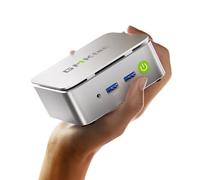 GMKtec Mini PC Ryzen 5 3500U (4C/8T, 4,5GHz), 16Go DDR4, 256Go SSD, USB-C, WiFi 5, BT 5.0, W11 Pro - Mini Ordinateur NucBox G10 pour Bureau et Usage Quotidien