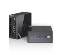GMKtec Mini PC Ryzen 7 8845HS (8 C/16T, jusqu'à 5,1 GHz) K8 Plus 32G DDR5 2T SSD W11 Pro | Quadruple écran 4K | Type-C |Wi-FI 6| Bluetooth 5.2|Double Carte réseau 2,5 GHz|HDMI 2.1 | USB 4.0
