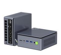 GMKtec Mini PC Ryzen 7 Pro 6850U (8K/16T, jusqu'à 4,7 GHz), Dual LAN 2,5G, Quad-Display, 16 Go DDR5 + 512 Go SSD PCIe 3.0, M7 Ultra Gaming Mini PC avec AMD Radeon 680M, Oculink, USB4, HDMI 2.1, USB-C