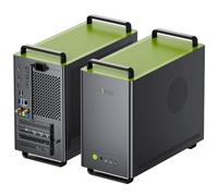 GMKtec NEO-X1 AMD Ryzen 9 9955HX PC de jeu avec GeForce RTX5060TI | 32 Go Double DDR5 1 To SSD, refroidissement liquide 3 ventilateurs, performance maximale de 170 W, Boost 5,4 GHz, WiFi 7