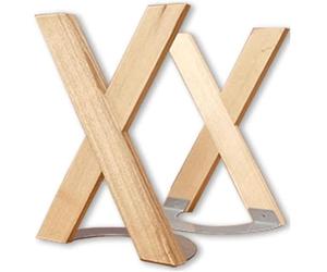 GmlDsg Serre Livre Cale Livre Serre Livres Étagères en Bois, Serre-Livres Étudiants Simples Et Créatifs, Petits Porte-Livres Antidérapants pour Bureau À Domicile Serre-Livres Presse-Livres