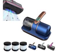 GMLGCB Isterilize Handheld Vacuum, Sleepvac UV Handheld Vacuum by Isterilize 8000pa Strong Suction, Handheld Vacuum Cordless for Bed, Deep Cleaning for Bedding, Sofas, Carpets (Blue)