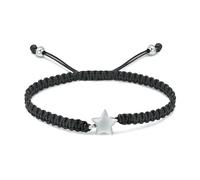 GMLRTOSPT Bracelet urne en Forme d'étoile pour Cendres, tressé à la Main, réglable, Bijou de crémation, Souvenir pour Animaux de Compagnie, Cadeau commémoratif pour Femmes et Hommes, Argent