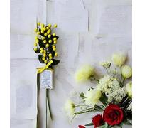 GMM Branche Artificielle Mimosa, Journée de la Femme Mimosa, Marque-Place Branche Branche Mimosa, Décoration journée de la Femme