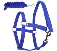 GMMG Hobby Horse Licol de cheval avec tricot et mousqueton, licol pour chevaux, accessoires de cheval