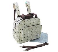 GMMH Lot de 2 sacs à dos à langer pour bébé - Sac à langer - Voyage - Couleurs au choix (crème)