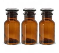 GMMH Lot de 3 flacons d'apothicaire à col large (500 ml)