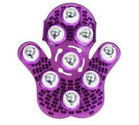 GMMH Original Gant de massage avec 9 billes pivotantes à 360°, 16 х 14 сm, lilas, 16 x 14 cm