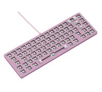 Glorious Gaming GMMK 2 Compact (65%) Barebones (cadre uniquement) - Cadre de clavier de jeu mécanique, taille compacte (65%), aluminium, personnalisable, RGB, Disposition international / ISO - Rose