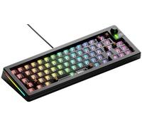 Glorious Gaming GMMK 3 Barebones : kit clavier gaming personnalisé, clavier 65 % mécanique, joints modulaires, MX 5 broches (hot swap), mousse insonorisante, plaque de commutation alu, ANSI - Noir