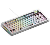 Glorious Gaming GMMK 3 PRO Barebones : kit clavier personnalisé, molette, corps alu et joints modulaires, clavier 75 % (hot swap), mousse insonorisante, plaque de commutation alu, ANSI - Argenté