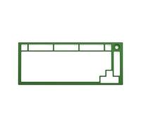 GMMK PRO - GLORIOUS PC GAMING RACE - Cadre Supérieur - Couleur Verte - Modulaire - Clavier Mécanique