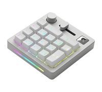 Glorious Gmmk Wireless Numpad - Fox Switches, Grau/weiß