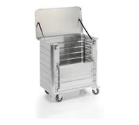 Gmöhling Panneau Gmöhling couvercle de camionnette et paroi longitudinale rabattable D 3508 volume 355l aluminium. Quantité:1