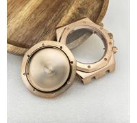 Gmogar Noir Argent Modifié 41mm Accessoires De Montre 31.8mm Cadran Pour Vk63 Vk64 Boîtier De Mouvement À Quartz Kit De Pointeur Boîtier En Chêne Sans Logo.Case-13.No Logo No Brand