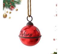 Gmokluytw Décoration de sapin de Noël - Pendentif charme DIY avec cordon de suspension - Cloche décorative - Pour sapin de Noël, extérieur, vacances, bouton de porte, maison et